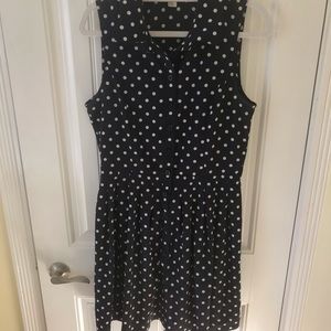 Polka dots shirt dress